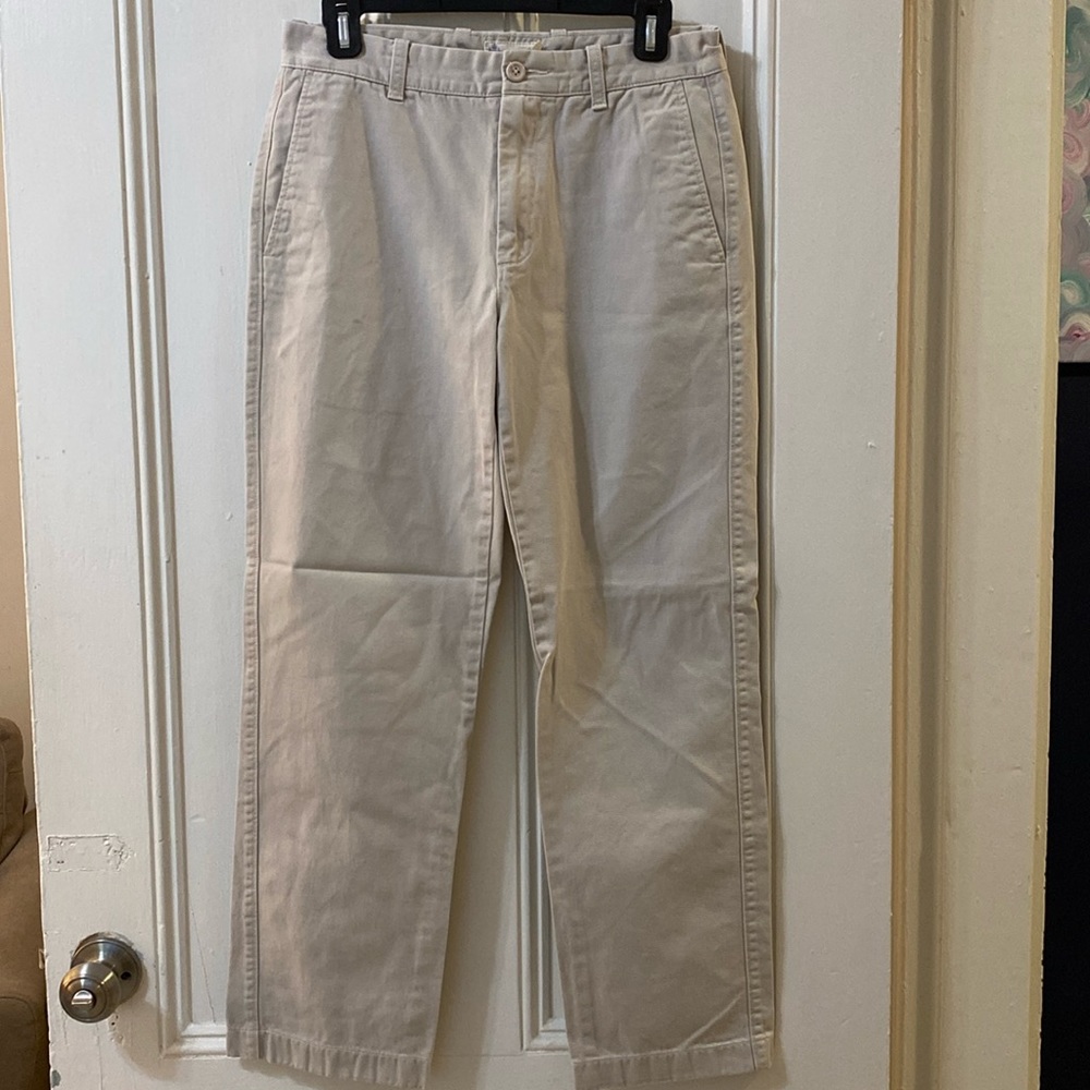 Men’s Vintage J.Crew Office Beige Khakis Pants 29W & 32L EUC